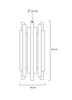 Lampa ścienna Organo MSE010400198 LED 8W złoty połysk
