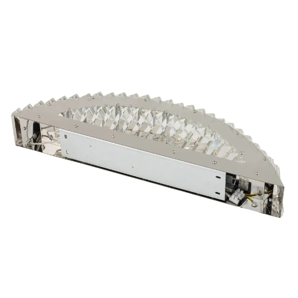 Naścienny kinkiet kryształowy LUXORA 11711 LED 20W 3000K nikiel