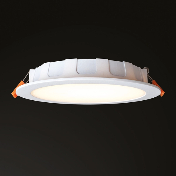 Wpust LAMPA łazienkowa KOS 8774 Nowodvorski sufitowa OPRAWA LED 24W 4000K okrągła IP44 biała