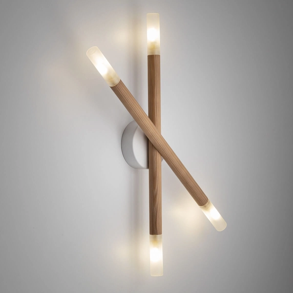 Lampa nasufitowa do kuchni Noble 4524 boho naturalna drewniana