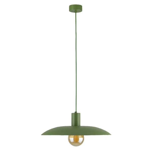 Lampa wisząca nad stołem Astra 10713 żarówka na kablu zielony