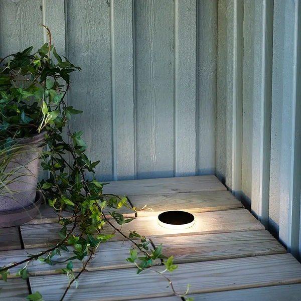 Spot z płytką górną Garden 106935 Markslojd LED 3W 3000K okrągły czarny