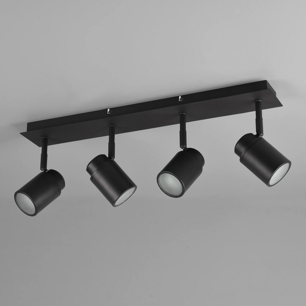 Sufitowa lampa regulowana BRISA DL432880400 IP44 tuby czarny