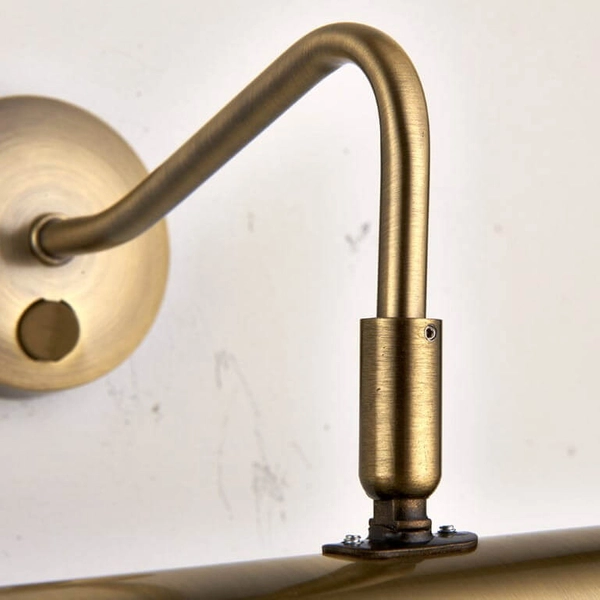 Lampa ścienna Turner PL350-E14-SWAN Endon nad lustro metalowa mosiądz