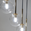 Kaskadowa lampa wisząca Aurora 10182 TK Lighting kule złota czarna