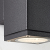 Elewacyjna lampa ścienna Hally 90959A58 IP44 antracyt