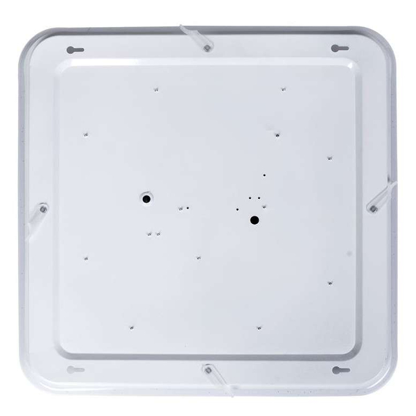 Plafon LAMPA sufitowa YAX ML4402 Milagro kwadratowa OPRAWA glamour LED 24W 3000K – 6000K z efektem gwiazd biała chrom