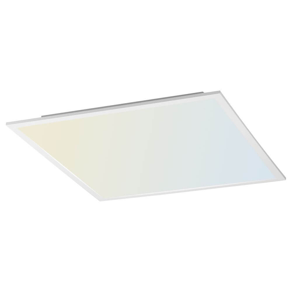 Nowoczesna lampa sufitowa Flat LED 24W 2700K-5000K biała z pilotem