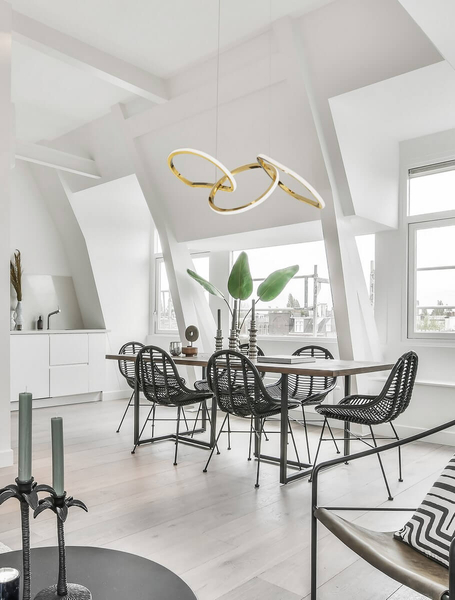 Wisząca lampa Celaya LE42759 Luces Exclusivas pierścienie LED 40W 3000K złote