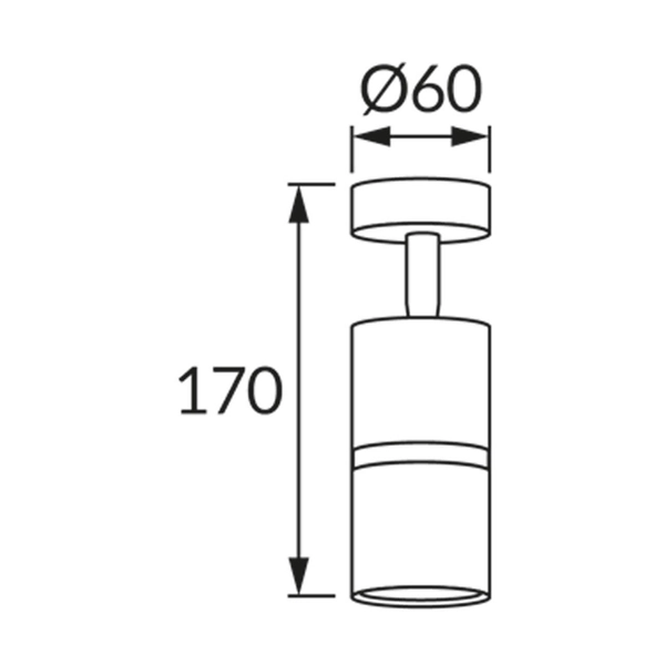 Lampa ścienna DIOR SPT 4260 Ideus regulowany metal czarny chrom