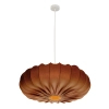 Lampa wisząca z abażurem CAFEE brązowa 31-39248 1xE27 tkaninowa