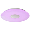 Plafon LAMPA sufitowa NICOLE 41329N Globo okrągła OPRAWA głośnik bluetooth LED RGB 57,5W z efektem gwiazd biała