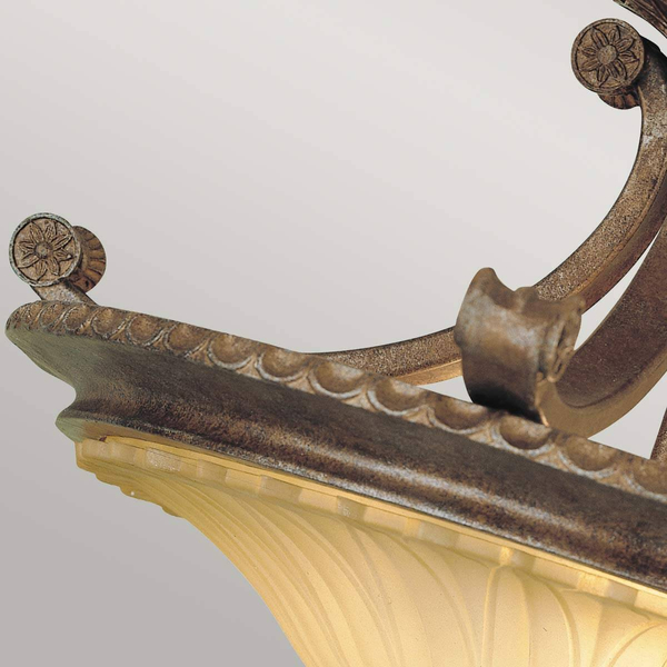 Sufitowa lampa klasyczna Stirling Castle FE-STIRLING-CASTLESF Feiss brązowa złota