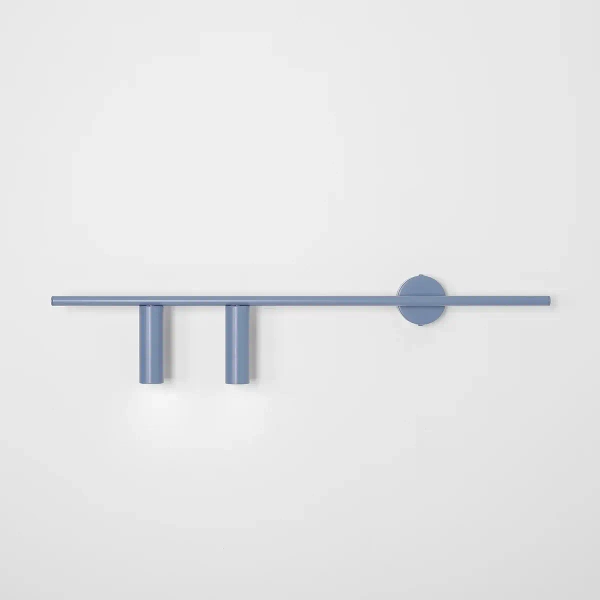 Ścienny kinkiet podłużny Trevo 1104D16 Aldex tuby niebieskie