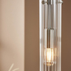 Loftowa LAMPA wisząca TUBO 108112 Markslojd szklana OPRAWA tuba zwis stal przezroczysty