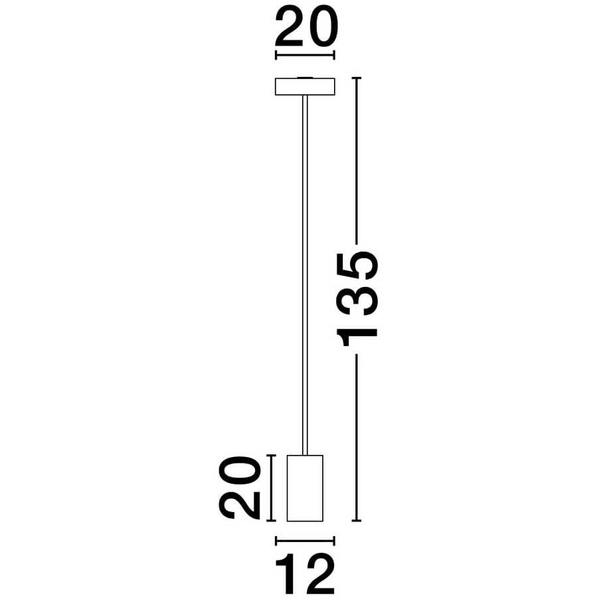 Metalowa lampa podłogowa VIRASORO LE44949 LED 17W 3000K brązowa czarna