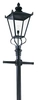 Lampa stojąca do ogrodu Wilmslow WSLP1-BLACK Elstead parkowa czarna