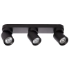 Sufitowa potrójna lampa Pointa LP-6398/3WS BK na belce czarny
