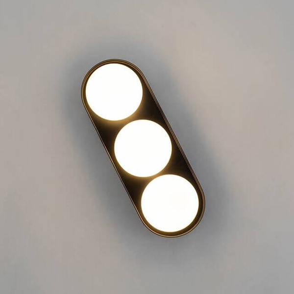 Ścienna lampa Drops MSE010100272 balls biała czarna