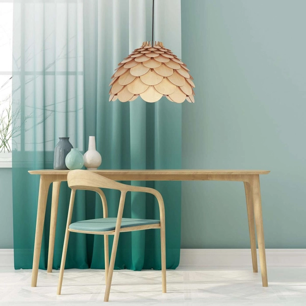 LAMPA wisząca BURGO LP-101335/1P L Light Prestige ananas boho drewno