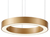 Ledowa wisząca lampa Marco AZ5045 50W 3000-6500K pierścień złota