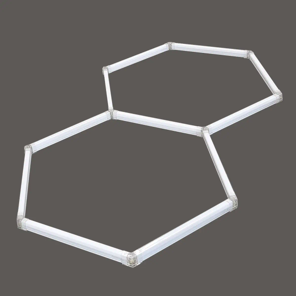 Garażowa lampa sufitowa Geometric LP-0209/2C 4K LED 4000K IP44 biały