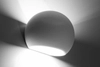 Kinkiet LAMPA ścienna SL.0032 przyścienna OPRAWA ceramiczna kula ball biała