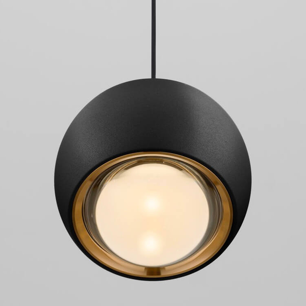 Wisząca lampa nad stół LIMA LE44280 LED 13W 3000K bubble czarna