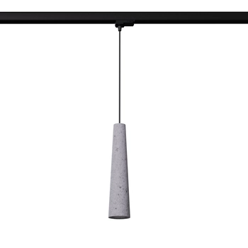 Lampa wisząca z żarówką betonowa ELECTRA MYL.00437 3-fazowa szary