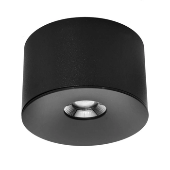 Natynkowa lampa sufitowa Ostia 1377 LED 10W 4000K IP44 tuba czarna