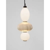 Lampa wisząca skandynawska CASURNO LE45221 LED 18W 3000K beżowa biała