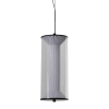 Podłużna lampa zwisowa Aeris LP-2137/1P TR LED 16W CCT przezroczysta czarna