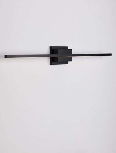 Minimalistyczna lampa ścienna HIDALGO LE42863 LED 28,5W 3000K czarna