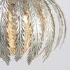 Designerska lampa wisząca do jadalni srebrna Delphine OUTLET