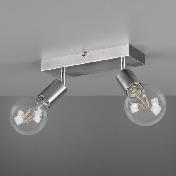 Sufitowa LAMPA loft VANNES R80182007 RL Light regulowana OPRAWA metalowy kinkiet reflektorki nikiel mat