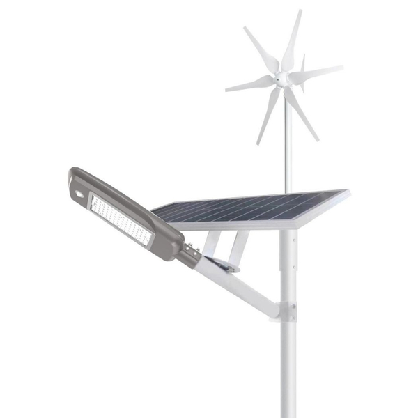 Lampa hybrydowa uliczna Windsun WS-G06-80W+FA1M+SO4M Greenie LED 80W IP66 biała