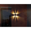 Lampa ścienna Solar 36494 Globo LED 0,8W zmienna barwa z włącznikiem IP54 czarna