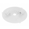 Drewniana lampa sufitowa 137623622082 okrągła z sesnsorem