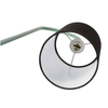 Lampa podłogowa z abażurem Ravello półka czarna zielona