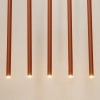 Nowoczesna wisząca lampa Sopel 5 41455 do przedpokoju ceglana