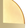 Lampa ścienna Jupiter MOD320WL-L5BS3K LED 6W 3000K okrąg mosiądz