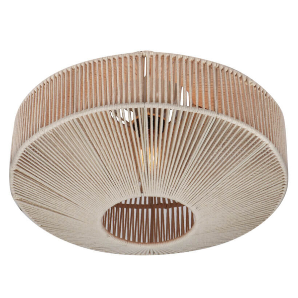 Plafon nasufitowy SVEA 664700144 Trio harmonijka pleciona beżowy