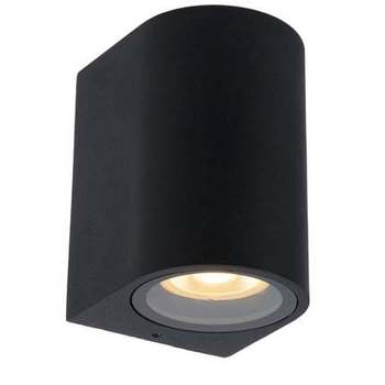 Elewacyjny kinkiet metalowy Zaro 69801/01/30 nowoczesna tuba czarna