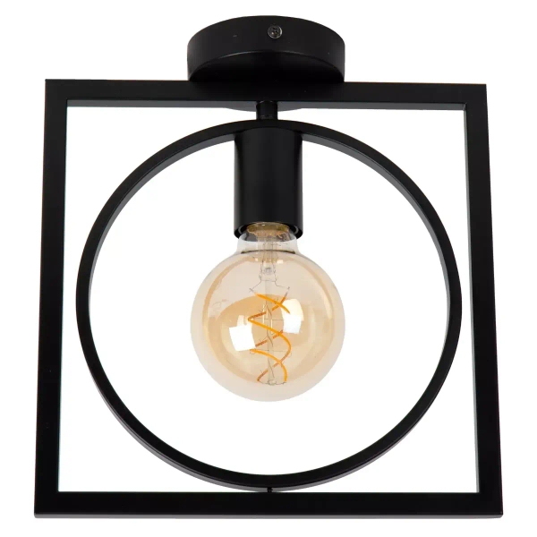 Sufitowa lampa SUUS 00127/01/30 Lucide loftowa geometryczna czarna