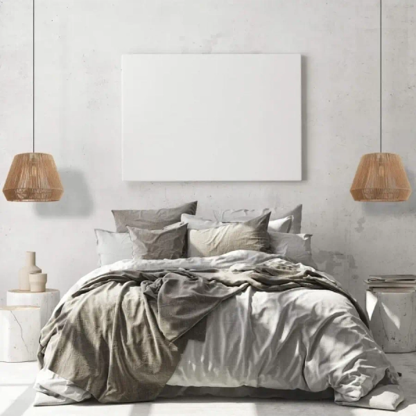 Naturalna lampa wisząca 20237 papierowy sznur do salonu brązowy