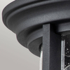 Sufitowa lampa zewnętrzna Merrill FE-MERRILL-F-BLK Feiss IP44 przezroczysta czarna