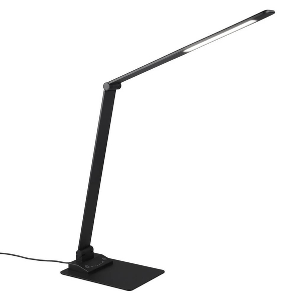 Ledowa lampka biurkowa Travis 545310132 6W 3000-6500K dotykowa czarna