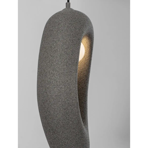 Żyrandol do sypialni LONTIZA LE45337 modernistyczny szary