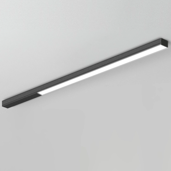 Lampa ze ściemniaczem natynkowa Pietra 313302103-22 Elkim LED 36W 3000K czarna