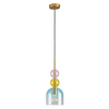Jadalniana lampa wisząca PASTELLO ST-DN345A szklana wielokolorowa